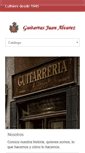 Mobile Screenshot of guitarrasjuanalvarez.com